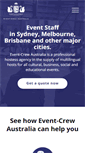 Mobile Screenshot of event-crew.com.au